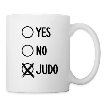 Judd Hajime Judoka black belt Dan - Mug - white - Right