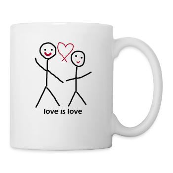 loveislove - Tasse - Weiß - Rechts