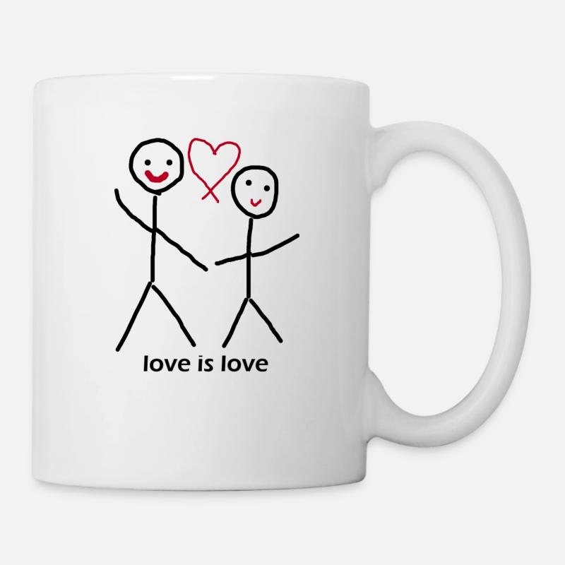 loveislove - Tasse - Weiß