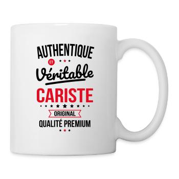 Authentique et véritable cariste - Original - Mug blanc - blanc - Droite