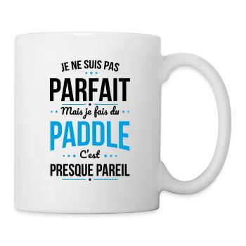 Je ne suis pas parfait mais je fais du paddle - Mug blanc - blanc - Droite