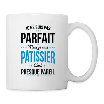 Je ne suis pas parfait mais je suis pâtissier - Mug blanc - blanc - Droite