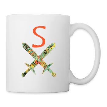 Épées croisées E 200 S - Mug blanc - blanc - Droite