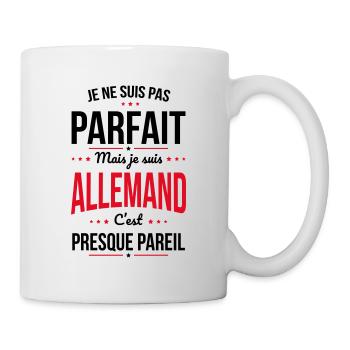 Je ne suis pas parfait mais je suis Allemand - Mug blanc - blanc - Droite
