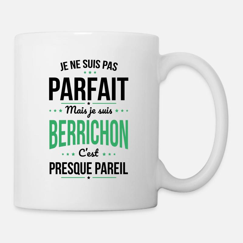 Je ne suis pas parfait mais je suis Berrichon - Mug blanc - blanc