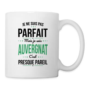 Je ne suis pas parfait mais je suis Auvergnat - Mug blanc - blanc - Droite
