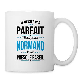 Je ne suis pas parfait mais je suis Normand - Mug blanc - blanc - Droite