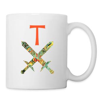 Épées croisées E 200 t - Mug blanc - blanc - Droite