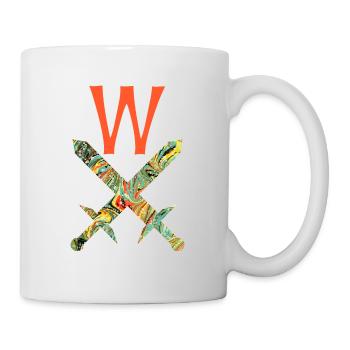 Épées croisées E 200 W - Mug blanc - blanc - Droite