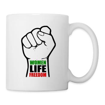 Women life freedom - Mug - white - Right