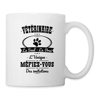 Vétérinaire - Le Seul - Le Vrai - L'Unique - Mug blanc - blanc - Droite