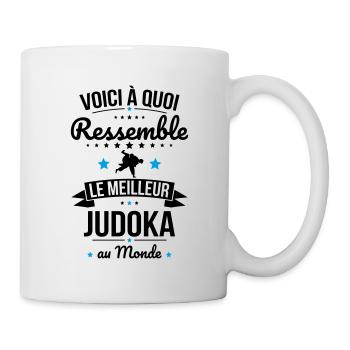 Voici à quoi ressemble le meilleur judoka au monde - Mug blanc - blanc - Droite
