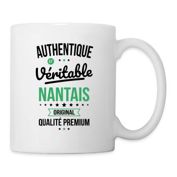 Authentique et véritable Nantais - Original - Mug blanc - blanc - Droite