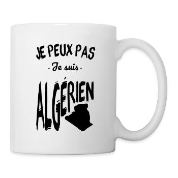Je peux pas je suis Algérien - Mug blanc - blanc - Droite