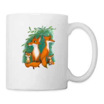 Family Fuchs - Mug - white - Right