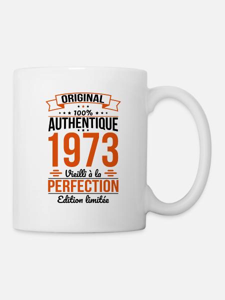 Anniversaire 50 ans - Original - 1973 - Mug blanc - blanc