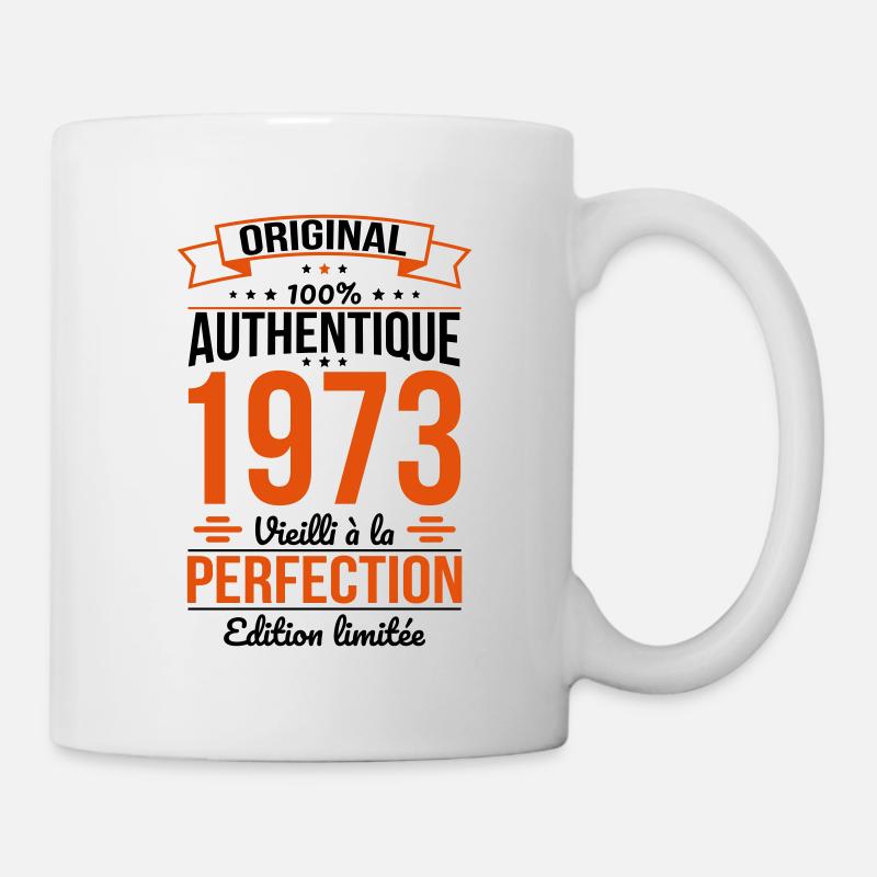 Anniversaire 50 ans - Original - 1973 - Mug blanc - blanc