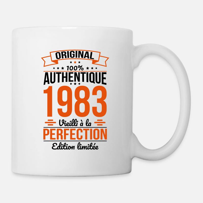 Anniversaire 40 ans - Original - 1983 - Mug blanc - blanc