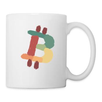 Bitcoin retro - Tasse - Weiß - Rechts