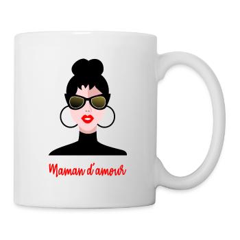FEMME. FILLE. ADOLESCENT. JOURNEE DE LA FEMME - Mug blanc - blanc - Droite