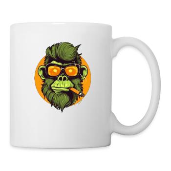 Smoking Ape Nr. One - Tasse - Weiß - Rechts