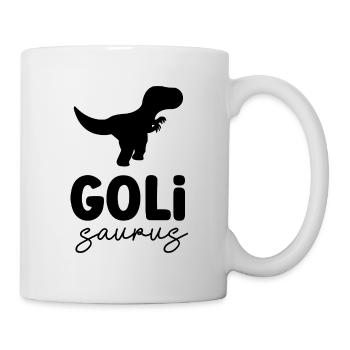 Wöd Goli Saurus beste Goli Patentante Österreich - Tasse - Weiß - Rechts