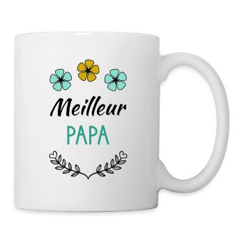 NOËL. ANNEE. ANNIVERSAIRE. RETRAITE. PAPA. MAMAM. - Mug blanc - blanc - Droite