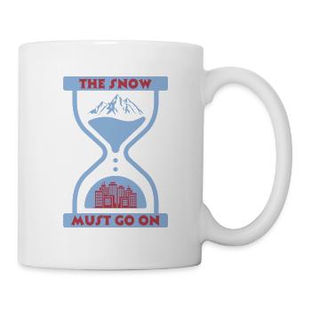 The snow must go on - Melting snow - Mug - white - Right