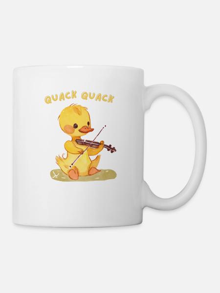 Sweet Duckling : Passion musicale - Mug blanc - blanc
