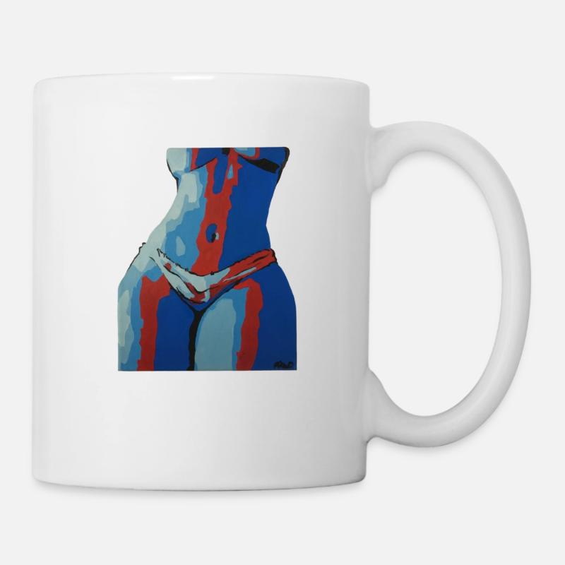 Silhouette - Tasse - Weiß