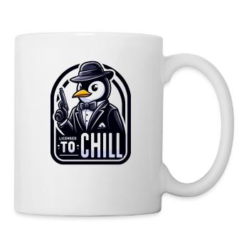 Licensed to Chill - Tasse - Weiß - Rechts