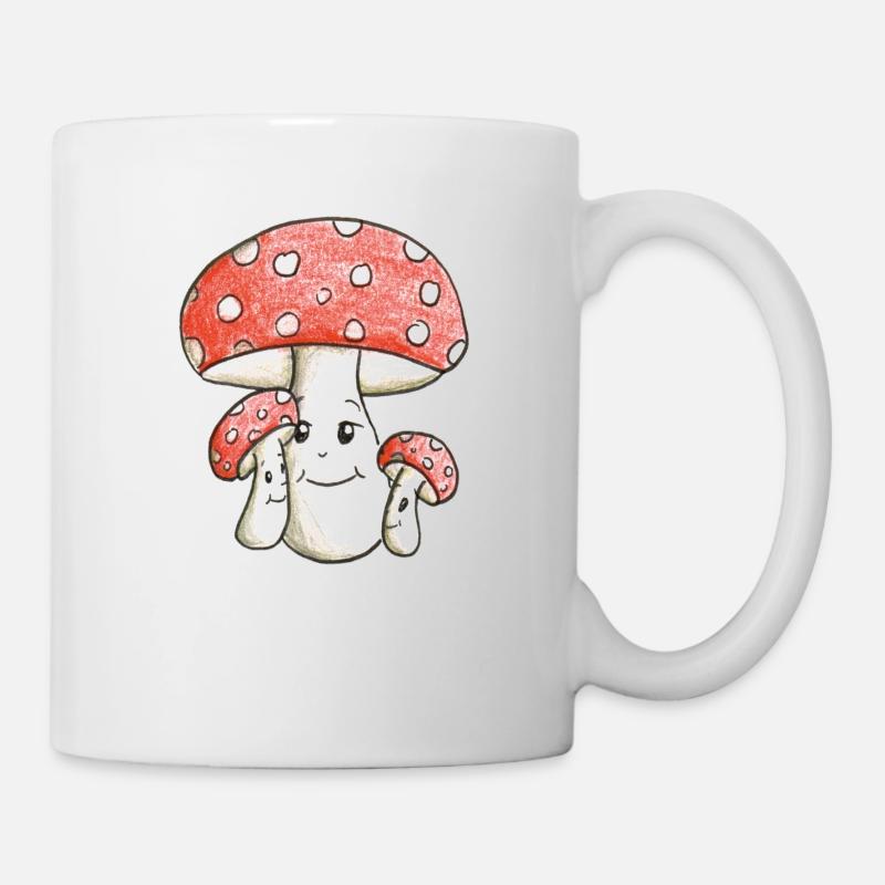 Glückspilz - Tasse - Weiß