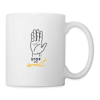 Talk to the hand - Mug - white - Right
