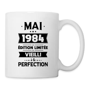 40th Anniversary - May 1984 Perfection - Mug - white - Right