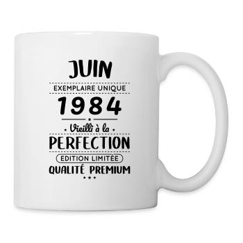 40th Anniversary - June 1984 Perfection - Mug - white - Right