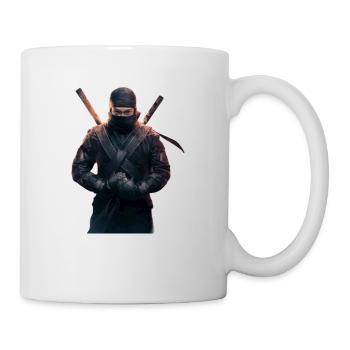 Ninja avec des épées - Mug blanc - blanc - Droite