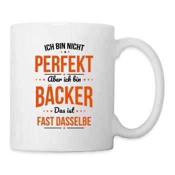 I'm not perfect, but I'm a baker - Mug - white - Right