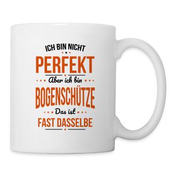 I'm not perfect, but I'm an archer - Mug - white - Right