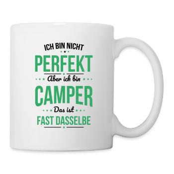 Je ne suis pas parfait, mais je suis un campeur - Mug blanc - blanc - Droite