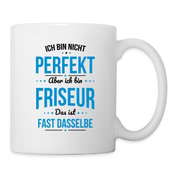 Je ne suis pas parfaite, mais je suis coiffeuse - Mug blanc - blanc - Droite