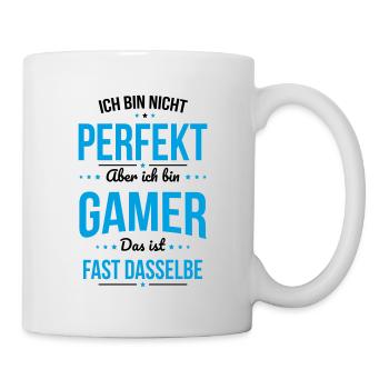Je ne suis pas parfait, mais je suis un joueur - Mug blanc - blanc - Droite