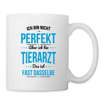 Je ne suis pas parfait, mais je suis vétérinaire - Mug blanc - blanc - Droite