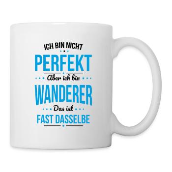 I'm not perfect, but I'm a hiker - Mug - white - Right