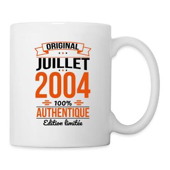 Anniversaire 20 ans - Original - Juillet 2004 - Mug blanc - blanc - Droite
