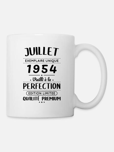 70-jähriges Jubiläum - Juli 1954 Perfektion - Tasse - Weiß