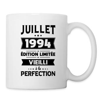 Anniversaire 30 ans - Juillet 1994 Perfection - Mug blanc - blanc - Droite