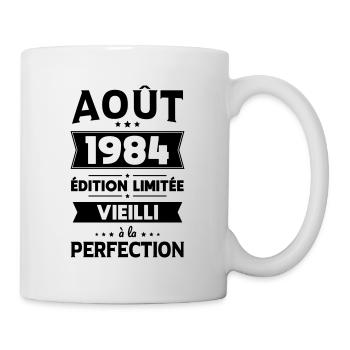 40th Anniversary - August 1984 Perfection - Mug - white - Right