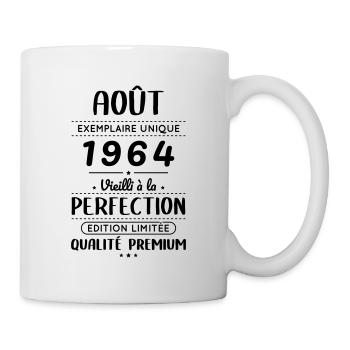 60th Anniversary - August 1964 Perfection - Mug - white - Right