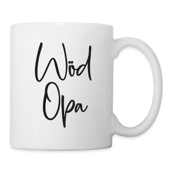 Wöd Opa bester Opa Österreich wöd Opi Österreich - Tasse - Weiß - Rechts