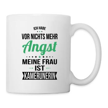 My wife is Cameroonian - gift idea humor - Mug - white - Right